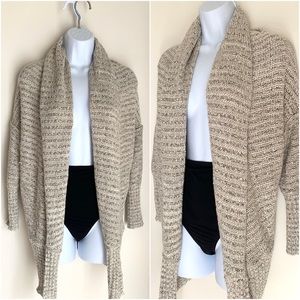 free people cocoon sweater cardigan in oatmeal